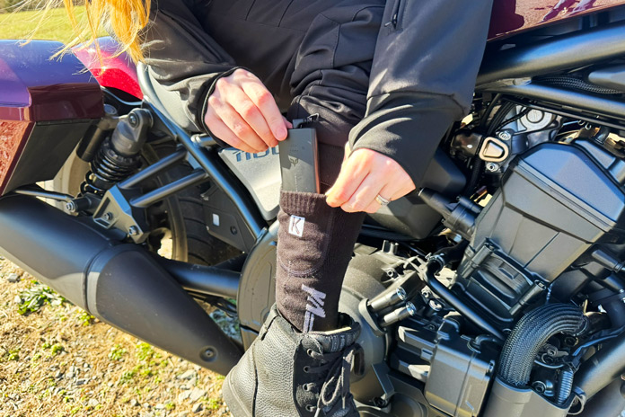 Kemimoto Heated Motorcycle Gear Review Socks
